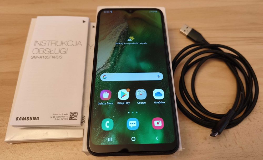 Telefon Samsung Galaxy A10 czarny