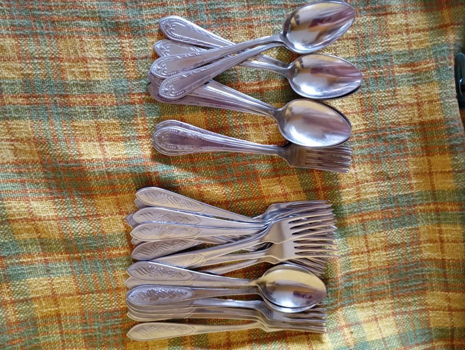 Ложки, вилки нержавійка