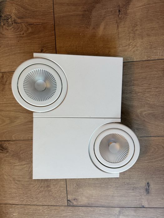 Plafon bialy halogen