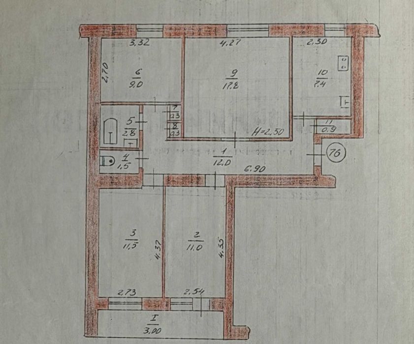 Продаж 4-кімнатної квартири 
 м. Стрий, вул. Січових Стрільців
