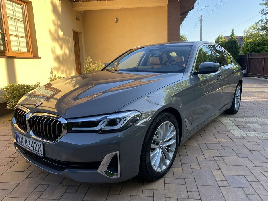 BMW Seria 5 I Wł, Kraj, Bezwypadkowy 100%, Luxury Line, 53000km, IDEALNY, Vat 23%