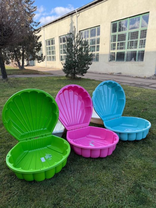 Пісочниця з кришкою мушля квітка песочница корабль кораблик с крышкой