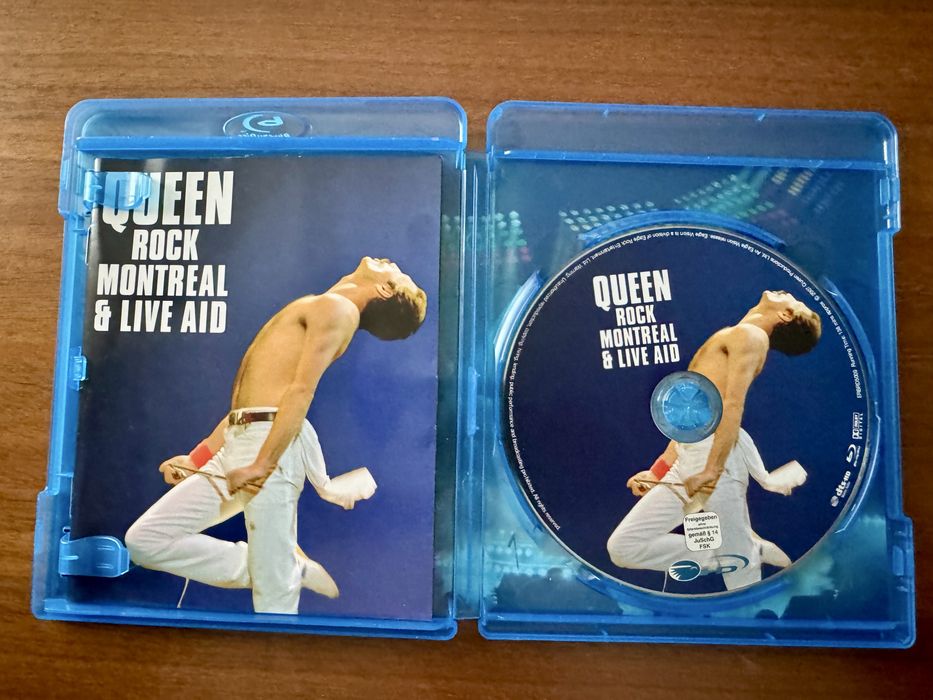 QUEEN Rock Montreal & Live Aid 1981 blu ray