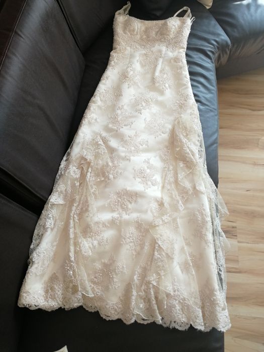 Suknia ślubna San Patrick z hiszpańskiej koronki