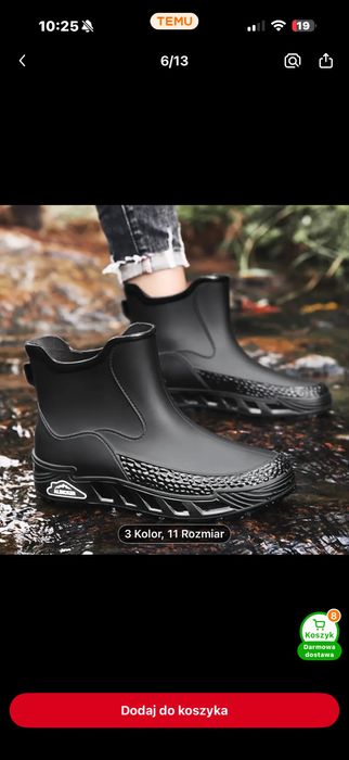 Kozaki deszczowe roz. 36