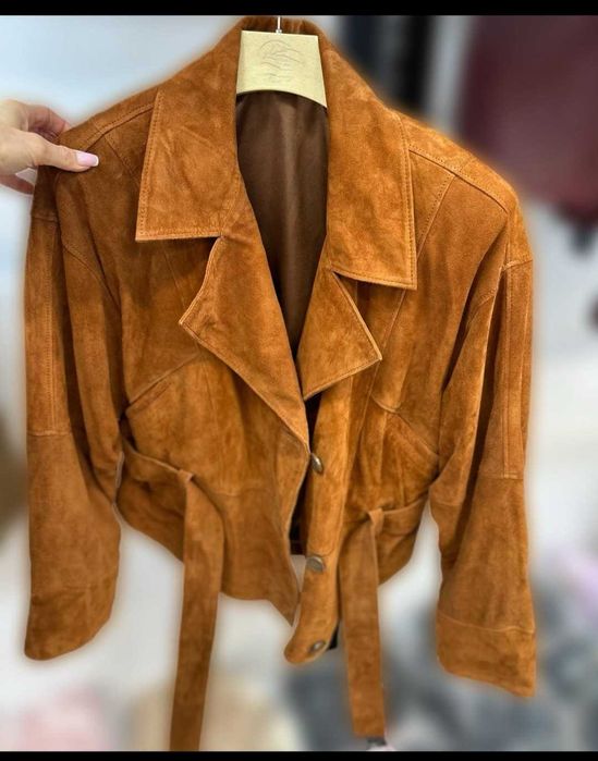 Zamszowe kurtki nowa kolekcja skóra