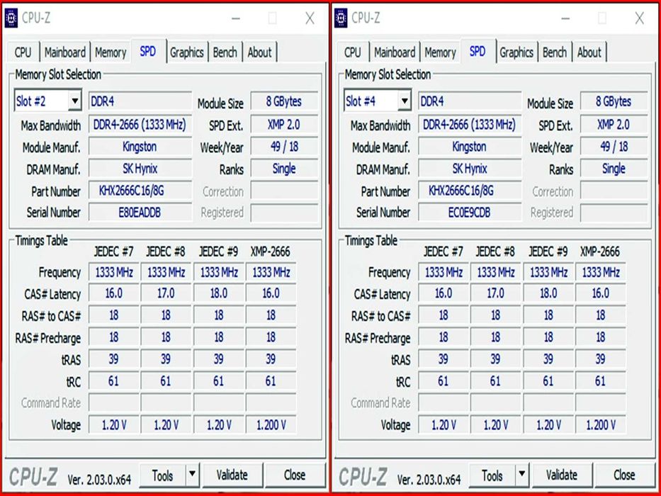 DDR4 16GB KingSton HyperX Fury 2666 -Komputer