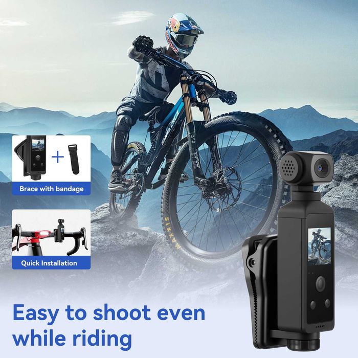 Câmara de Ação 4K Ultra HD | Wi-Fi | Estabilização e Áudio (Nova)