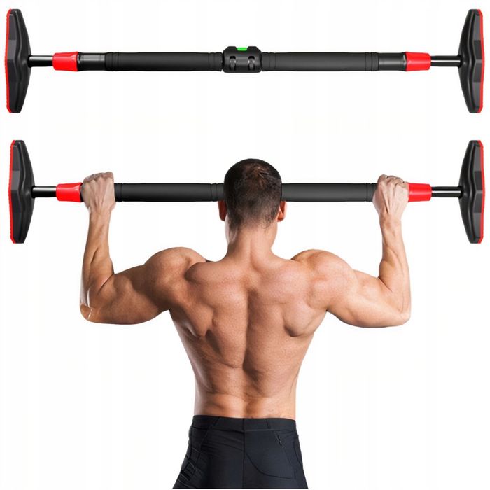 Drążek do ćwiczeń podciągania rozporowy treningowy