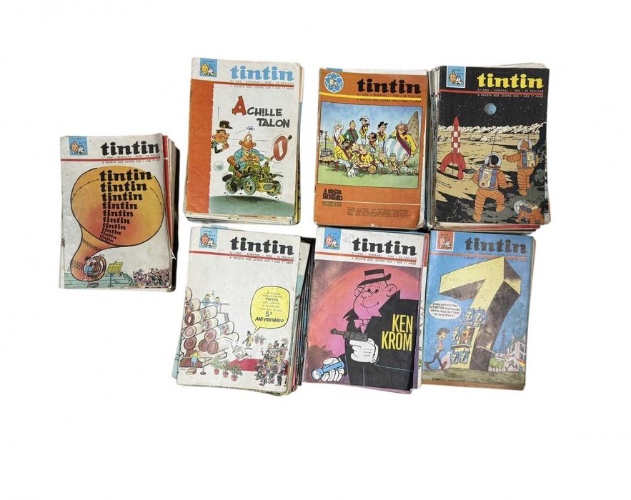 Revista Tintin - colecção completa, volumes e fascículos soltos