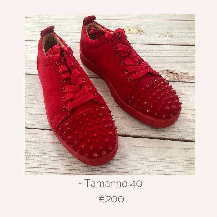Tenis Louis Spike Junior Suede Red