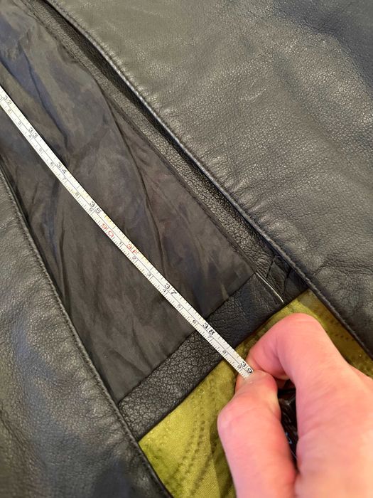 Angelo Litrico Men's Leather Coat, size L, Very Good Quality