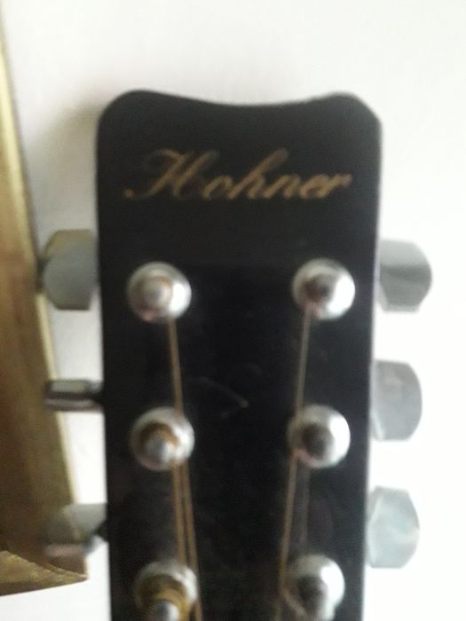 Gitara akustyczno- elektryczna "Hohner"-całość  orginalna