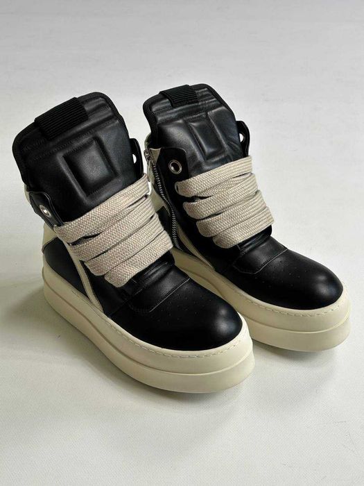 Rick Owens Geobasket double bumper jumbo laces drkshdw кеди кеды