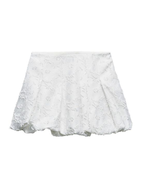 Міні спідниця Zara біла, розмір S