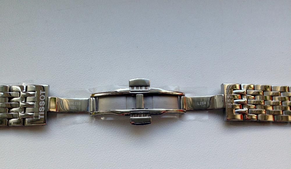 TISSOT стальной браслет 19мм LE LOCLE L164/264 T41, T006.407 ремешок