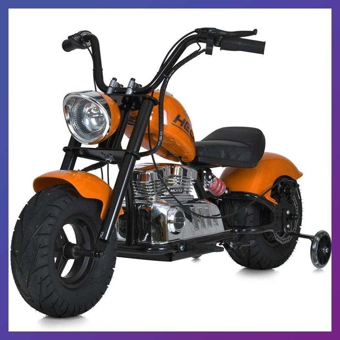 Дитячий електро мотоцикл на акумуляторі Harley-Davidson M 6016