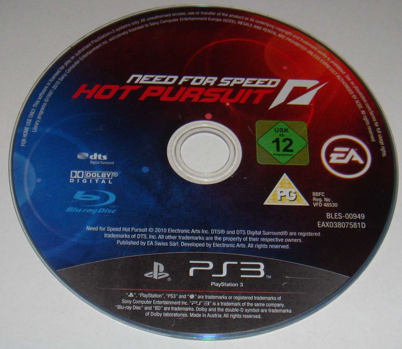 NFS Hot Pursuit (ps3)