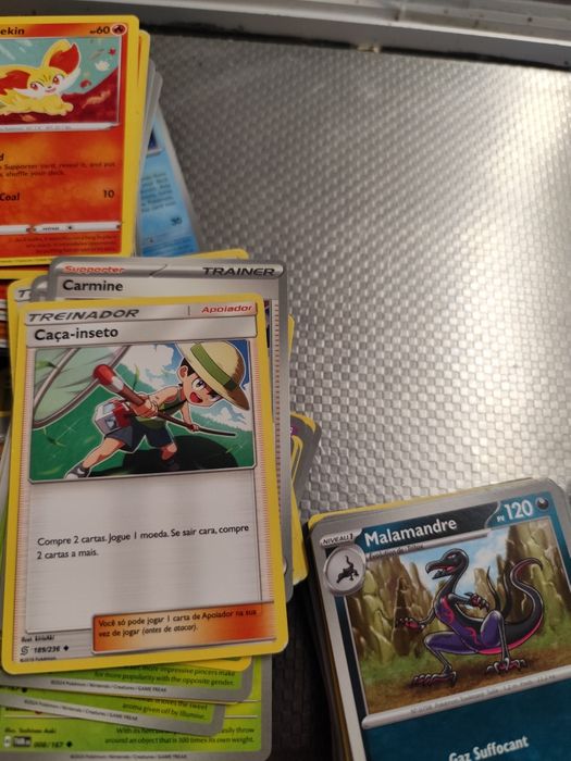Cartas dos pokémons