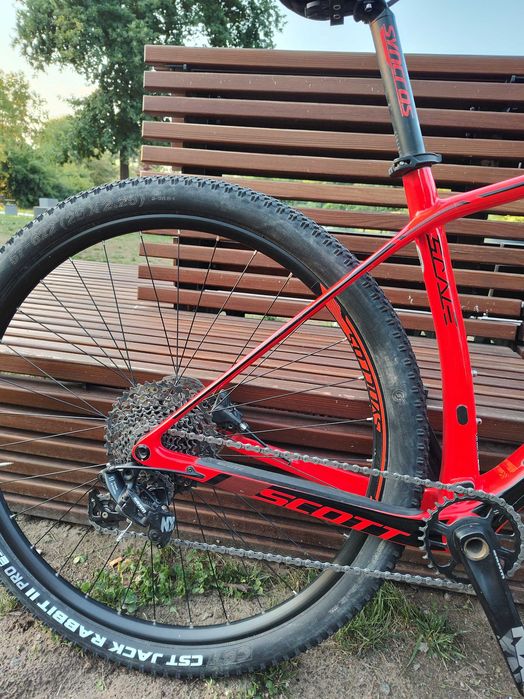 Rower Scott Scale 935/Lekki MTB/Roz. L/Rock Shox Judy Gold/XC/Napęd Sram NX/Karbon