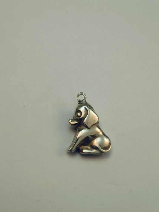 Pendente cão em prata