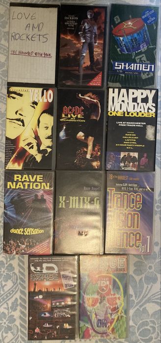 K7’s Vhs e dvd’s e Cdrom