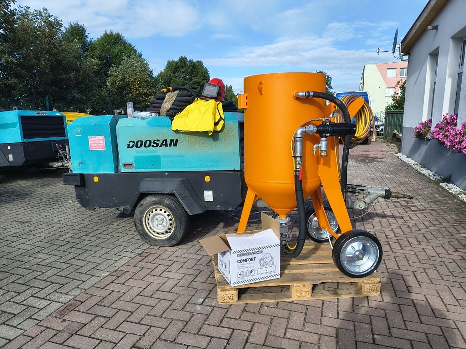 Komplet Kompresor 5m+piaskarka 200L dostawa szkolenie gratis