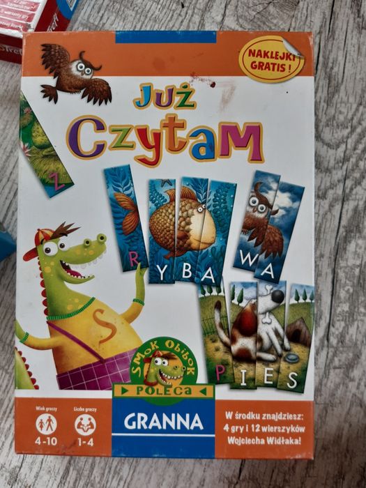 Nauka czytania puzzle