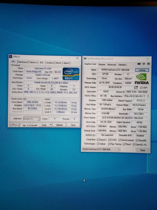 Продам Компьютер / Xeon / GTX 1060 6GB / 16GB / SSD / Windows 10