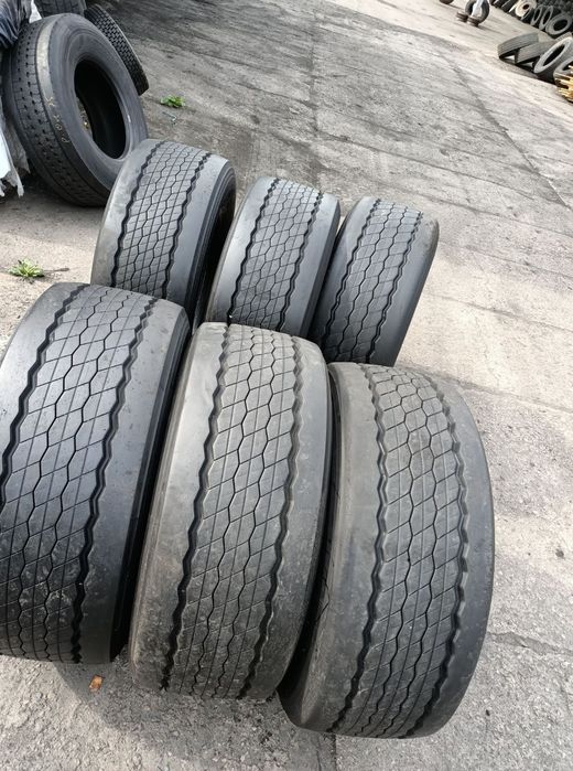 Opony TIR 385/65r22.5 naczepa Bridgestone Duravis używane m+s