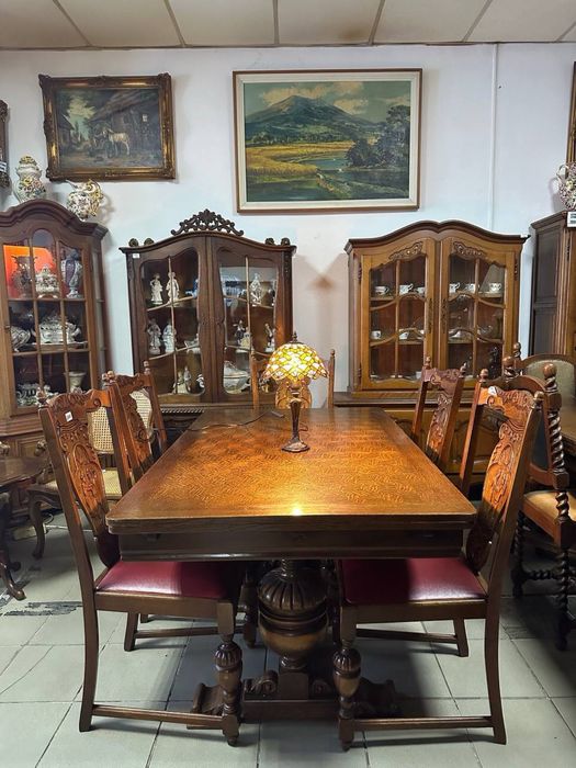 Настільна лампа в стилі Тіффані світильник вітраж 7585