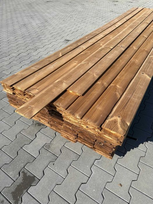 Deska elewacyjna elewacja Thermo Sosna Zetka termo 18x143mm