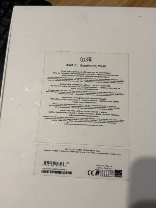 Ipad 7 generacji WiFi