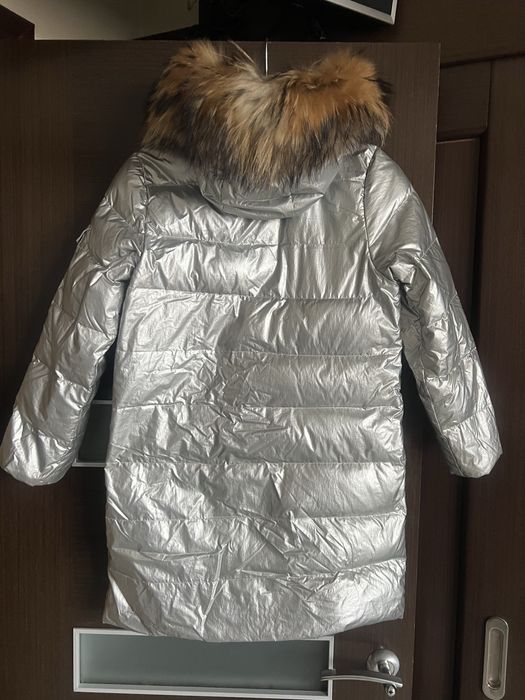 Зимовий пуховик, гарний стан, зріст 130 ( 8-10 років)