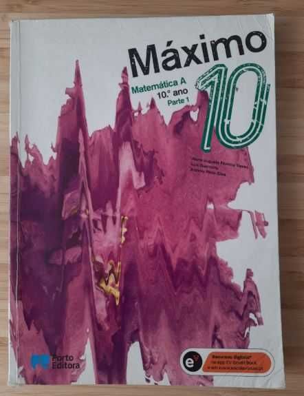 Máximo Matemática A - 10.ª ano