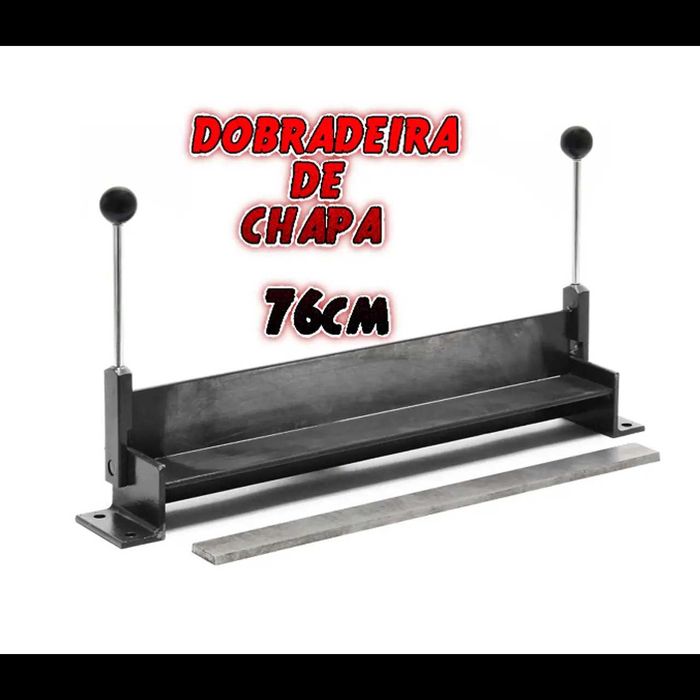 D81-Máquina manual dobradeira de chapa metalica 76cm