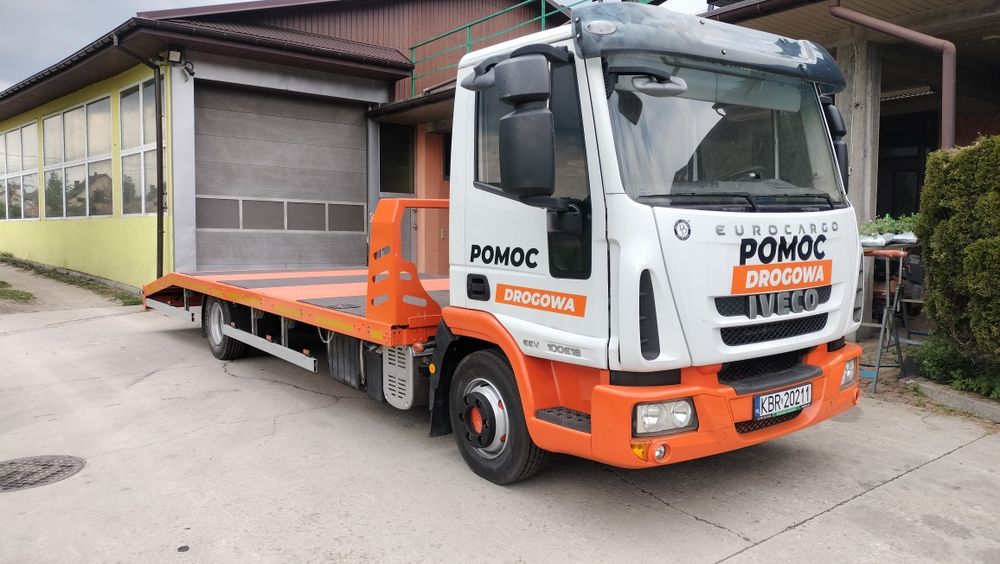 Iveco autolaweta , auto laweta Euro 5,  Iveco eurocargo   100e18 , pomoc drogowa, specjalny