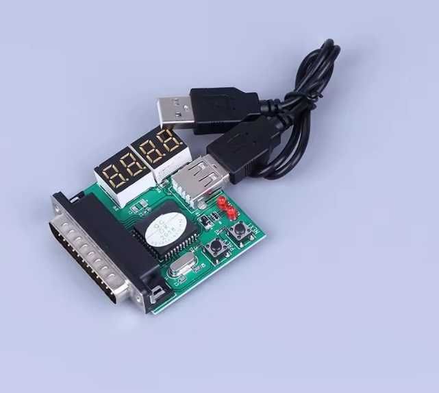 Диагностическая карта для материнских плат ПК и ноутбуков с LPT портом