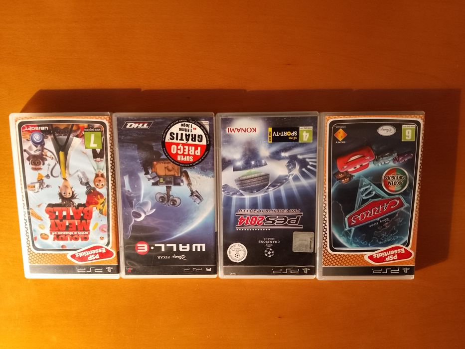 Jogos PSP novos com caixa e manual