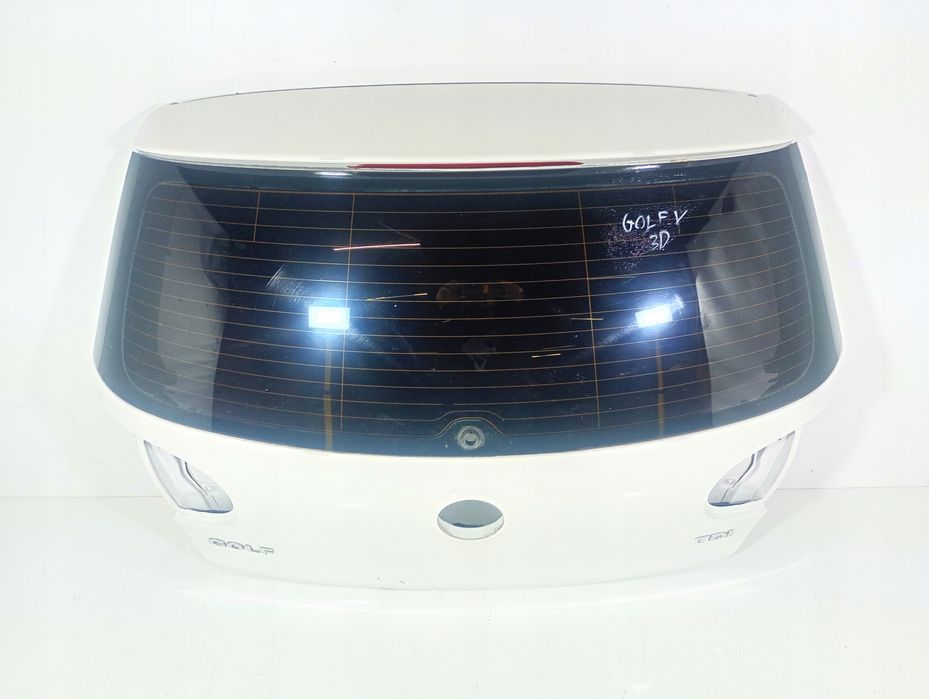 VW Golf V 5 03-09 KLAPA BAGAŻNIKA tylna tył biała