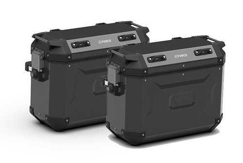 KFR4837B czarne para kufry 48L i 37L Kappa KVG4837B aluminiowe K´Force