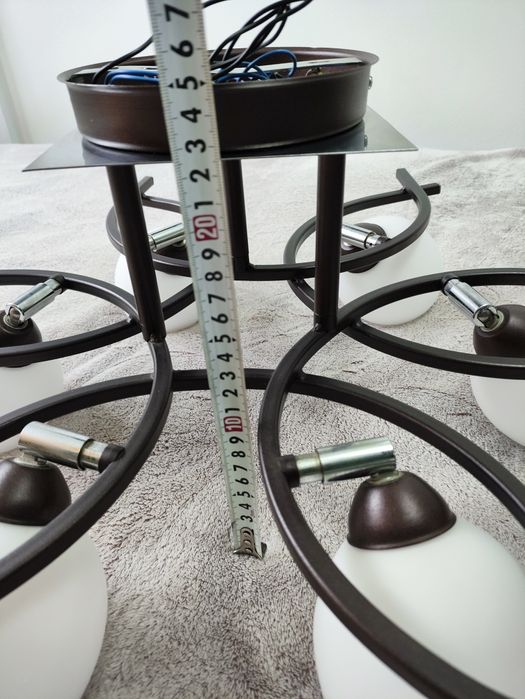 Żyrandol, lampa sufitowa, dwufazowa