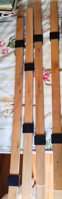 Lote 4 Ripas de Estrado Reguláveis Novas (98x5 cm)