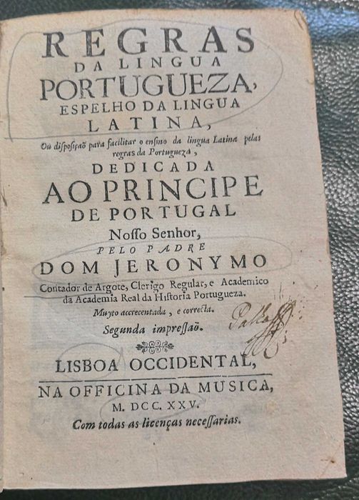 Regras da Lingua Portugueza, Espelho da Lingua Latina