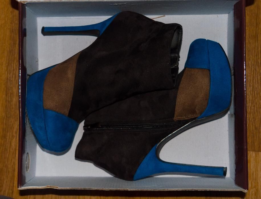 Продам ботинки женские на высоком каблуке (37 размер)