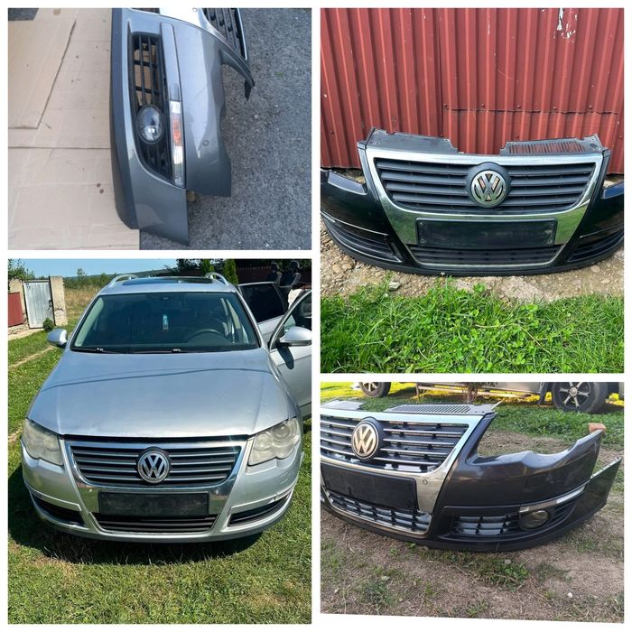 Оригінальний передній бампер Volkswagen Passat B6 (2005-2010) Європа LC8Z, LA7W, LC9X, LD5Q | LuxuryCars