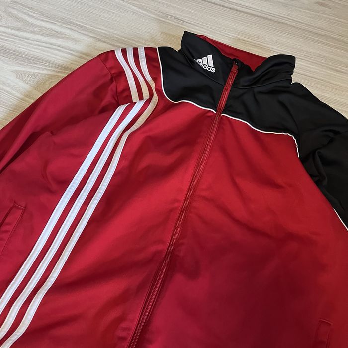 Kurtka Adidas track top czerwono-czarna M 2013