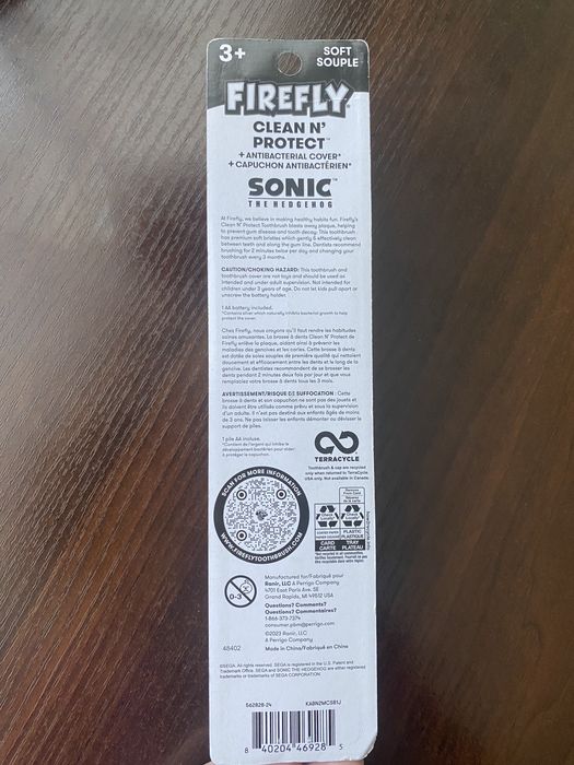 Електрична зубна щітка Firefly Clean N' Protect Sonic The Hedgehog