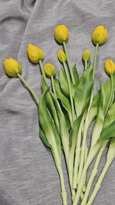 Wielkanoc tulipany silikonowe premium bukiet 10szt. Nowe