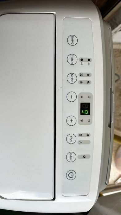Ar Condicionado Portátil BECKEN BAC4255 (23 m² - 12000 BTU - Branco)